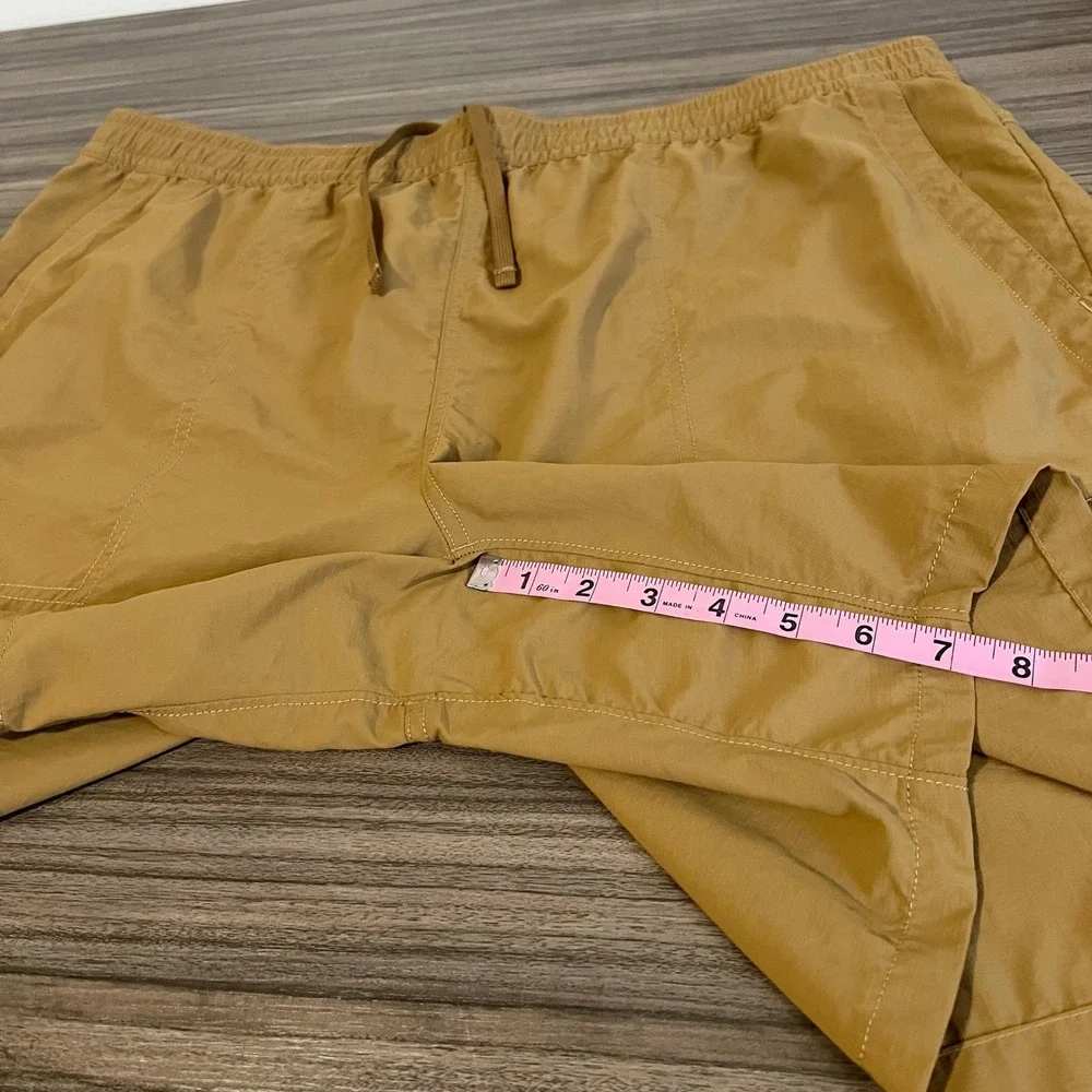The North Face Mens‎ FlashDry Pull On Hiking Shorts Brown Nylon 7 Inch Inseam XL